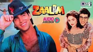 Akshay Kumar's Zaalim Movie Songs Audio Jukebox | Madhoo | Anu Malik | Mubarak Ho | 90s Hindi Songs