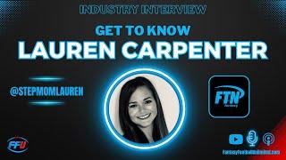 Interview With Lauren Carpenter From FTN Fantasy - Fantasy Football Unlimited Podcast