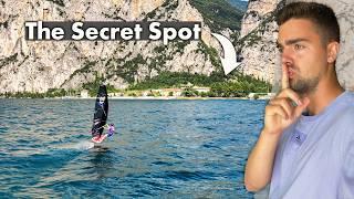 Our SECRET WINDSURF SPOT at Lake Garda!