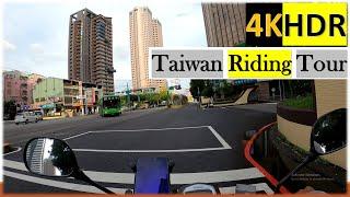 【4K HDR】Riding Motorcycle in Xitun District - Taichung City -  Heavy Traffic - Taiwan Riding Tour