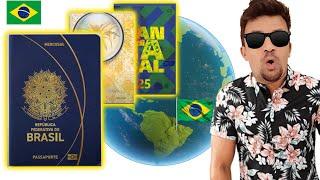 THE AWARDED NEW BRAZILIAN PASSPORT AND WHY IT IS PROBABLY THE MOST ADVANCED IN THE WORLD!