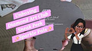 Unboxing Diamond Art Club Sneak Peek ️ Sparkle Pals, Dobby️