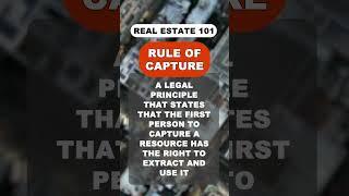 What is the Rule of Capture? | Real Estate 101