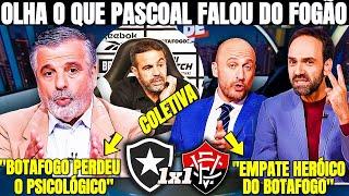 PÓS JOGO! OLHA O QUE PASCOAL FALOU DO BOTAFOGO APÓS EMPATE SURREAL DO DRAGÃO! NOTICIAS DO BOTAFOGO