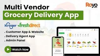 How To Create Grocery Delivery App like Kroger | Kroger Clone App | Live Demo