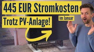 Krasse Stromrechnung trotz Photovoltaik und Speicher im Januar (Wie hoch war unsere Autarkie?)