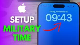 How To Change iPhone To Military Time (24 Hour Time Clock)