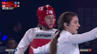 226 SF W-57kg  LUO Zongshi CHN vs  ZOLOTIC Anastasija USA I Manchester 2022 World Taekwondo GP