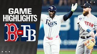 Red Sox vs. Rays Game Highlights (9/17/24) | MLB Highlights