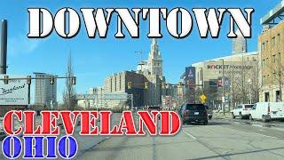 Cleveland - Ohio - 4K Downtown Drive