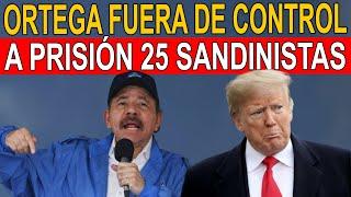 Dictadura descontrolada en Nicaragua. Daniel Ortega encarcela a sus seguidores