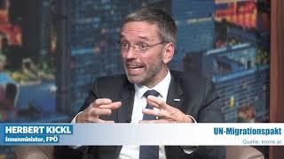 Innenminister Herbert Kickl bei "krone.at" über den UN-Migrationspakt!