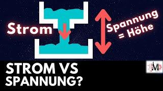 Was ist Strom und Spannung? - Unterschied einfach erklärt | Grundlagen Elektrotechnik