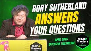 RORY SUTHERLAND ANSWERS YOUR QUESTIONS! | MAD//Masters April Livestream Exclusive Teaser