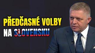 Fico potvrdil možné předčasné volby na Slovensku!