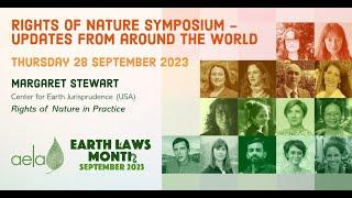 Margaret Stewart, Center for Earth Jurisprudence (USA) - 2023 Rights of Nature Symposium