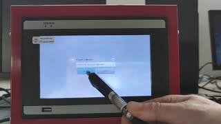 Touch screen calibration for KT-PB and KT-PS dot peen marking machine