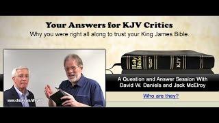 Your Answers For KJV Critics - David W. Daniels, Jack McElroy