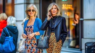 Elegance at Any Age: London's Over 50, 60, 70 Street Fashion