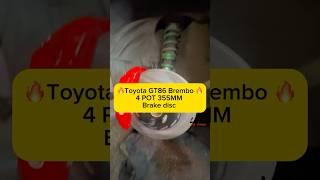 Toyota GT86 Brembo 4 POT 355MM Brake disc 