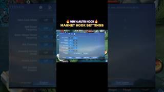 FRANCO 100 % AUTO AIM HOOK TUTORIAL | MAGNET HOOK SETTINGS #moontoon  #mlbb