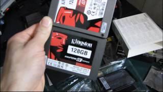 Kingston SSDnow V+ 128GB SSD Performance Upgrade Kit Unboxing & First Look Linus Tech Tips