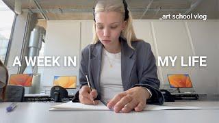 Week in my life as a design student in London | art school vlog (ad)