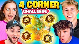 The *MYTHIC* 4 Corner Challenge in Fortnite Season 3!