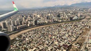 Landing in Dushanbe, Tajikistan | Somon Air 737-800