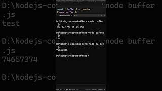 Buffer toString method to print the buffer values using Nodejs