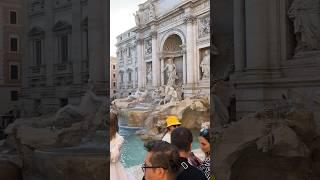 Seen the Trevi Fountain , now we can go!