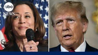 Kamala Harris and Donald Trump are tied in 538's new polling averages