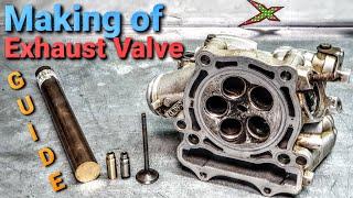 Making of exhaust valve guide - Yamaha YZF 250 . . . part 1.