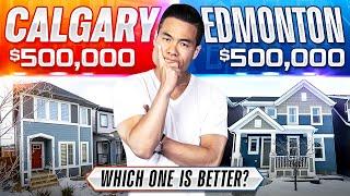 Edmonton vs Calgary Real Estate – What $500,000 & $700,000 Will Buy You in Each City