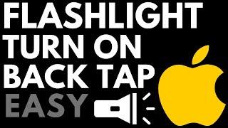 Turn On iPhone Flashlight with Back Tap - iPhone Shortcut Tutorial