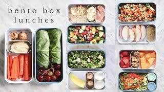 5 HEALTHY LUNCHES for work or school (bento box)