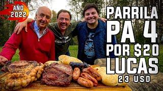 Asado Económico "Cuota de 5 Lucas en el Supermercado" (USD$6) año 2022