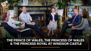 The Prince of Wales, The Princess of Wales & The Princess Royal at Windsor Castle #146