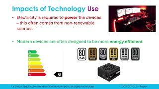 Environmental Impacts of Manufacturing, Using, and Disposing of Tech