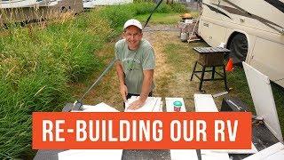 Re-Building Our RV | RVLOVE's Ultimate RV Makeover (Ep 4) | DIY RV Renovation