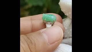 Wood Energy Pixiu Ring - #jadeite #jade #singapore