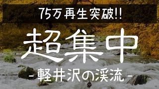 【軽井沢の渓流】超集中できる自然音。ポモドーロテクニック６セット。25分×5分タイマー【作業用BGM/仕事用BGM/勉強用BGM】