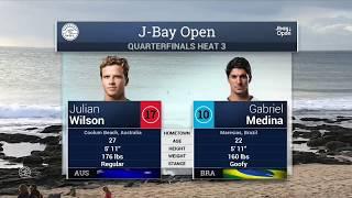 EPIC HEAT: Julian Wilson vs Gabriel Medina - 2016 J-Bay Open | Quarterfinals, Heat 3