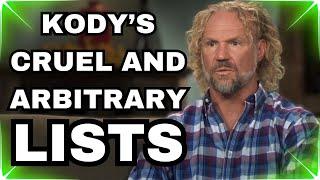 Sister Wives - Kody Has A History Of Cruel And Arbitrary Lists | Season 19