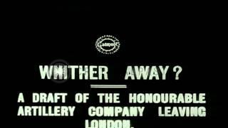 British Soldiers of Honorable Artillery Company get on train and leave London dur...HD Stock Footage