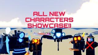 ALL NEW CHARACTERS SHOWCASE (super box siege defense)