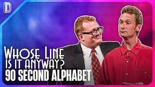 90 Second Alphabet | Whose Line Is It Anyway? [HD]