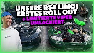 JP Performance - UNSERE RS4 Limo! Das erste Roll out! | Limitierte Viper umlackiert