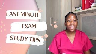 LAST MINUTE EXAM STUDY TIPS (how to study smart and memorise)