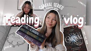 caraval series reading vlog  i'm already in love with jacks